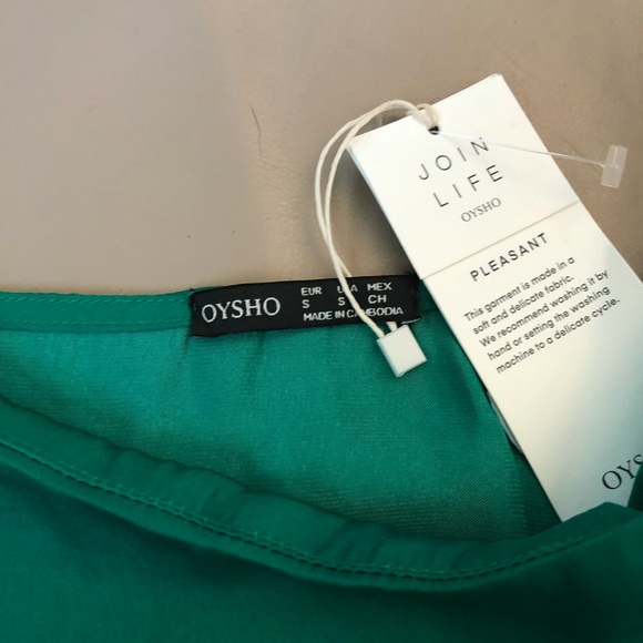 OYSHO Cocktail dress / Party dress - green size S - Picture 3 of 7